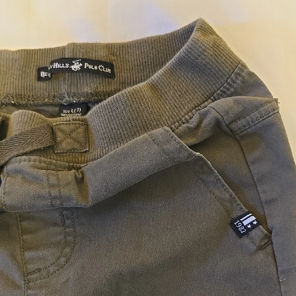 Beverly Hills Polo Club‎ Boys Olive Green Jogger Pants Size 7